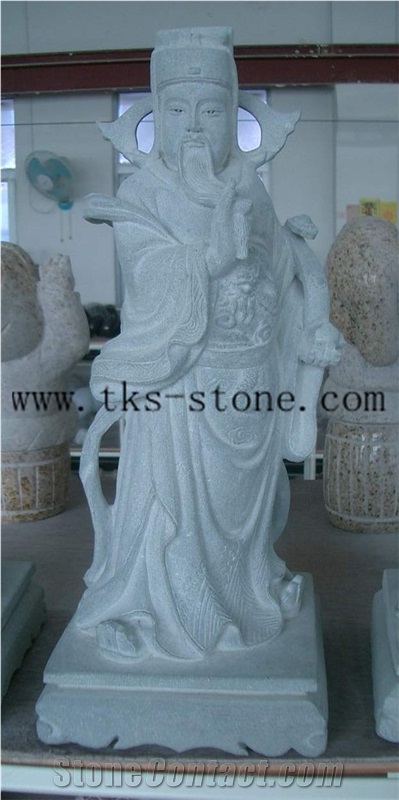 Human Sculptures/China Grey Granite Sculptures/Storied/Guardian Angel/Gods Sculpture
