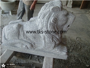 Lion Sculptures& Statues,Blue Marble Lion Statues,Hand Carved White Marble Lion Statue, Animal Sculptures,Garden Stone Lion Statues,Sitting Lion Statues