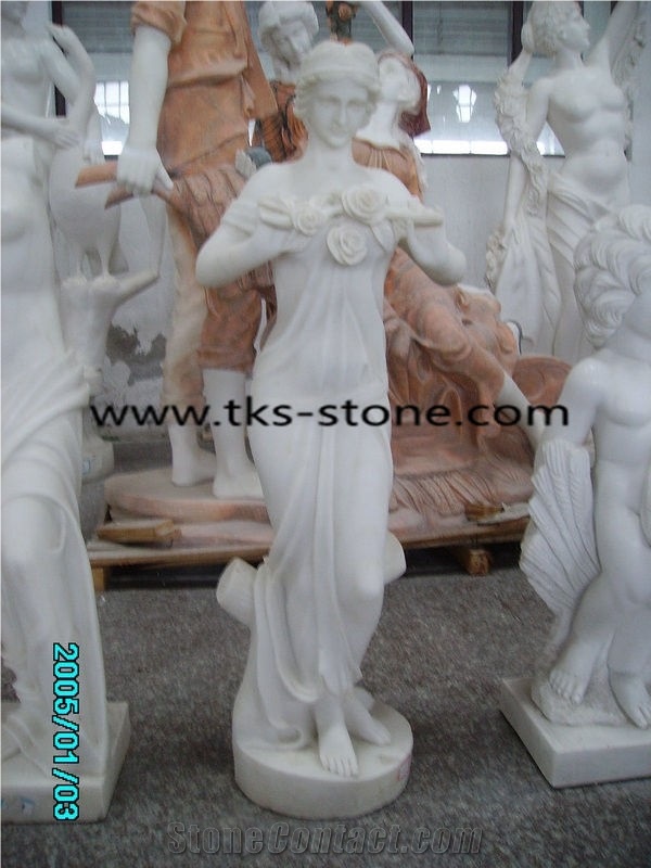 Marble Human Sculptures, Marble Statue, Sx Brown Marble Sculptures,White Marble Figure Statues, Handcarved Sculptures, Western Style Marble Human Sculptures & Statues, Religious Statues