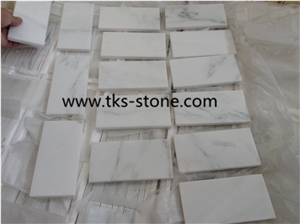 Oriental White Marble Tiles,Moldings,Carrara White Marble Tiles,9"Hexagon Tiles