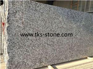 Polished China G439 Grey Granite Tiles & Slabs,Big Flower White Granite Slabs