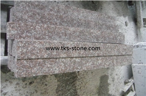 Polished G687,Peach Red,Blossom Red,Granite Stair&Steps