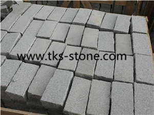 Sandblast China G603 Grey Granite Cube Stone,Silver Grey Granite,Sesame White Granite,Crystal Grey Granite,Light Grey Granite Cube Stone,Paving Stone for Outside