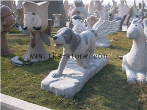 Spotty Dog Sculptures/Dog Carving