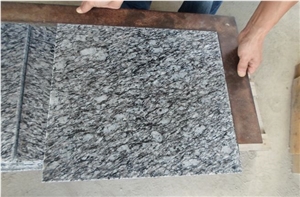 Spray White Granite Slabs & Tiles, China Grey Granite
