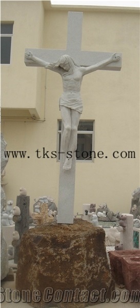 Statue Of Jesus Virgin Mary Sculpture/ Chongwu Sculpture/Human Sculptures/Religious Sculptures, Grey Granite Religious Sculptures