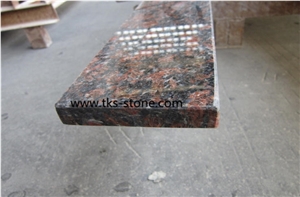 Tan Brown Granite Kitchen Countertop, India Brown Granite Kitchen Worktops