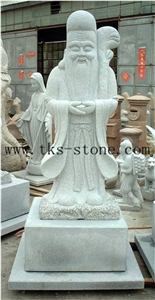 Thw Best Mascots/Storied/Guardian Angel/Chongwu Sculpture//Human Sculptures/Religious Statues & Sculptures, Grey Granite Religious Statues
