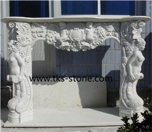 White Marble Fireplace,Supply Various Of Style Fireplace,Marble Fireplaceclassy White Marble Hand Carving Sculptured Fireplace Mantel