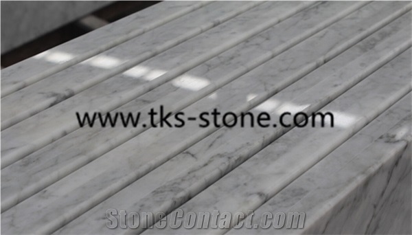 White Marble Kitchen Countertops Island Tops Worktops, Bianco Carrara White Marble Countertops/ Kitchen Countertops