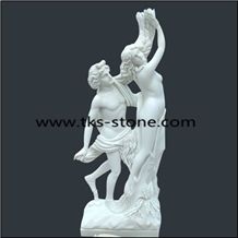 Women Stone Carving Sculpture,Western Human Statue,Outdoor Garden Brown Marble Sculpture,Brown Marble Western Girls Carving Figures,Goddess Marble Sculpture, Brown Marble Angel Sculpture, Head Statue