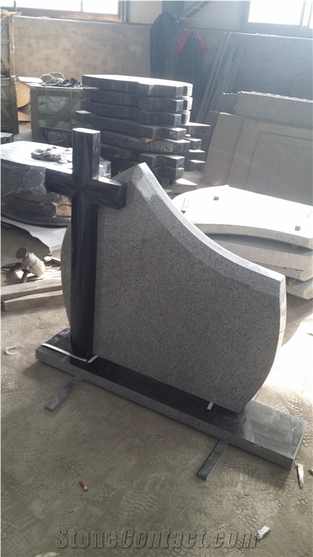 Romania Monuments, Hebei Black Granite Monuments & Tombstones.Cross Tombstones & Western Style Tombstones.