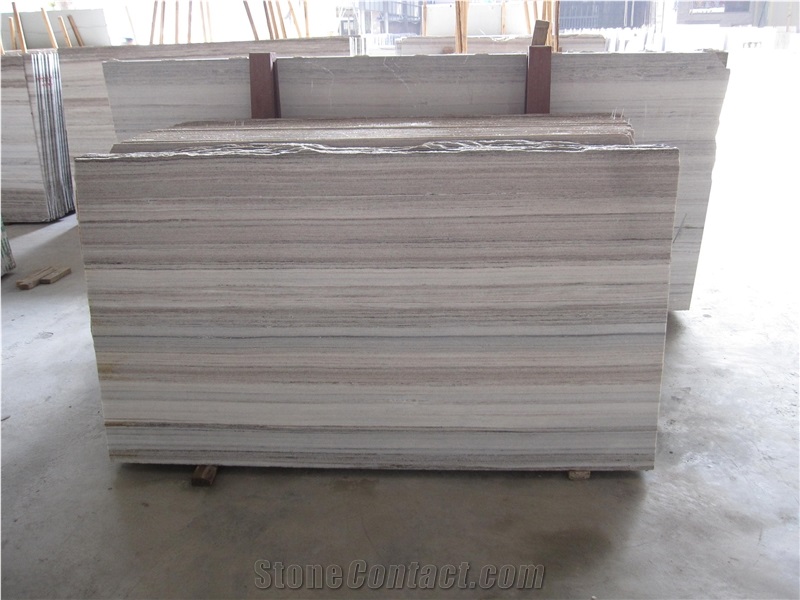 China Crystal White Wooden Grain,Wood Vein Marble,China Serpeggiante Marble Slabs,Tiles