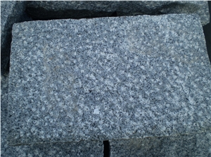 China Grey Granite Rough Picked & Bush Hammered Cobble Stone,Cube Stone, Pavers