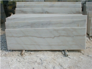 China Guangxi White Marble Polishing Slabs,Bianco Grey Veins Marble Slabs & Tiles for Walling & Floor Covering