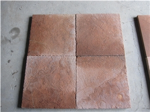 China Sunset Red Limestone/Coral Stone Wall Brick-Cultured Stone/Ledge Stone/Stacked Stone Veneer Walling Cladding Panel