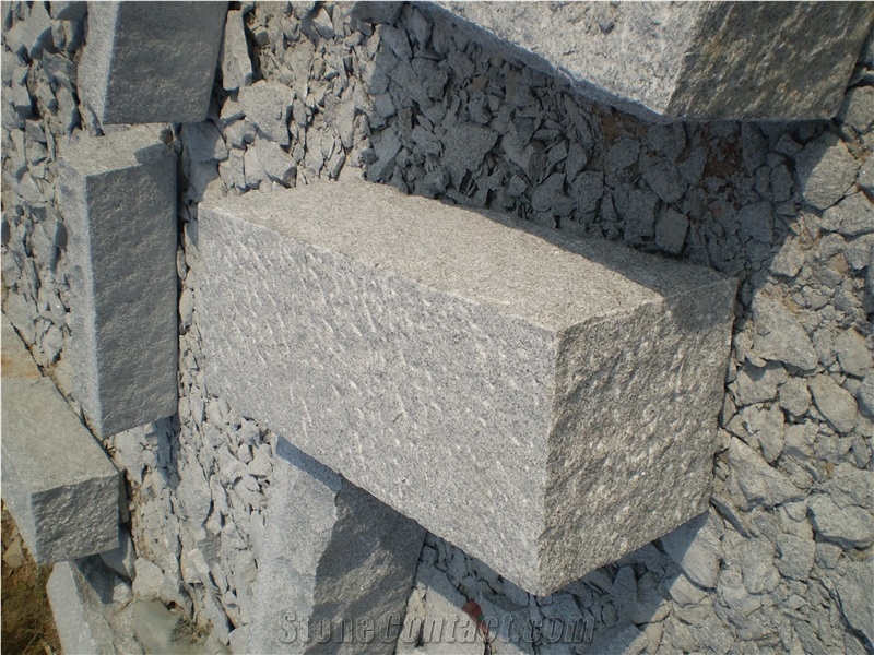 China White Granite Fine Picked Kerbstone Corner,China Light Grey Granite Kerbs/Curbs for Outside Road Stone