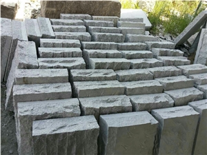 G602 Granite Cube Stone & Pavers for Garden Road, China Grey Granite Fine Picked Pavers