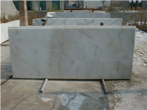 Guangxi White Marble Slabs,China Bianco Marble with Grey Veins Polished Tiles for Walling & Floor Covering