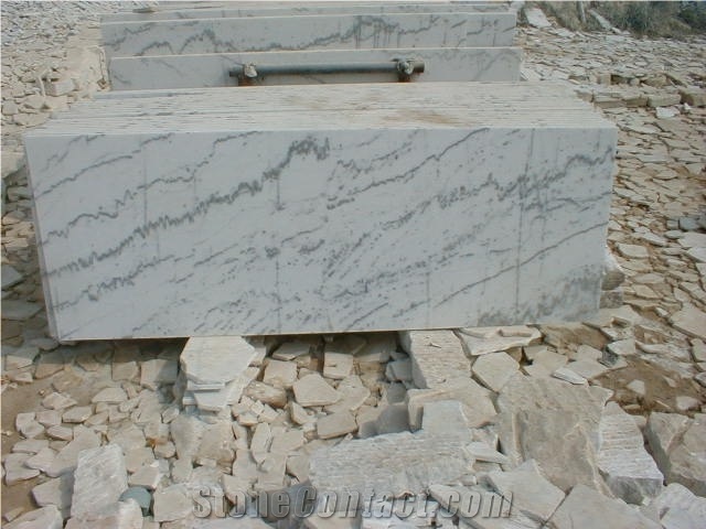 Guangxi White Marble Slabs,China Bianco Marble with Grey Veins Polished Tiles for Walling & Floor Covering