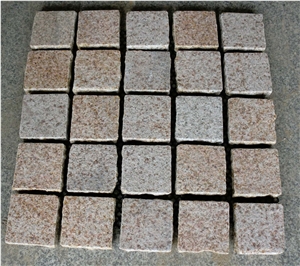 Own Factory-G682 Sunset Gold Yellow Granite Cube Stone Flamed for Exterior Pattern,Garden Pavers