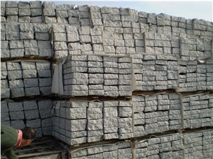 Processing Of Rough Picked Kerbstone /China Grey Granite Curbs for Road Stone