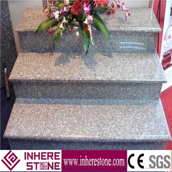 China Pink G664 Granite Stairs & Step, Staircase Tiles, Stair Rise, Stair Treads