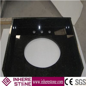Mongolia Black Basalt Kitchen Countertop ,China Black,Prefabricate Bathroom Countertop