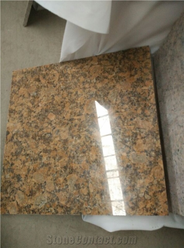 Giallo Fiorito Granite Tiles, Brazil Yellow Granite