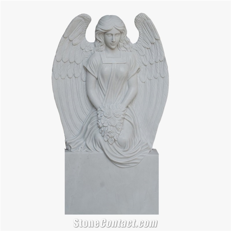 Angel Carving Monuments in Marble