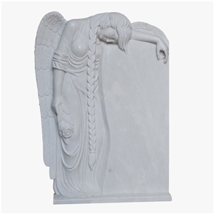 Angel Carving Monuments in Marble