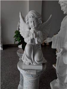 Kneeling Marble Angel Statues
