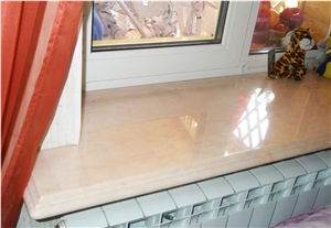 Creme Marfil Commercial Marble Window Sills