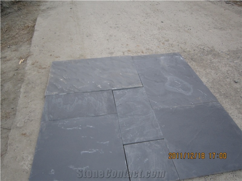 Black Slate Stacked Stone Flooring & Walling Tiles,Cultured Stone,Ledge Stone for Wall Panel Decor
