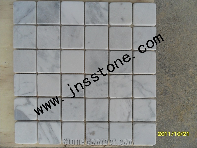 Carrara White Mosaics