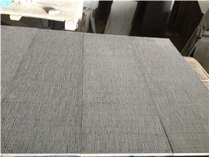 China Black Basalt,Mongolian Black Basalt Chiselled Tiles
