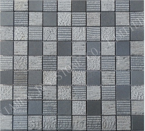 China Grey Basalt Mosaic/Inca Grey Mosaics Basalt / Basaltinas/Basalto