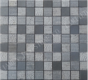 China Grey Basalt Mosaic/Inca Grey Mosaics Basalt / Basaltinas