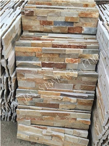 China Multicolor Slate/Wall Panel/Stone Veneer/Wall Cladding/Ledgestone/Stacked Stone/Natural Slate Cultured Stone