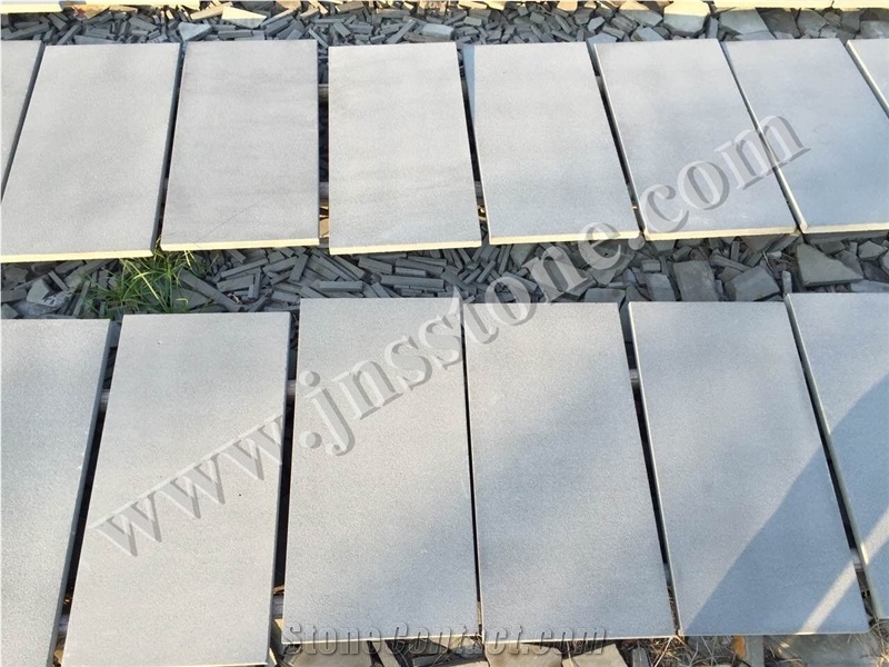 Honed China Hainan Grey Basalt Tiles & Slabs / Hainan Grey Basalt for Walling,Clading,Flooring,Interior&Exteriors