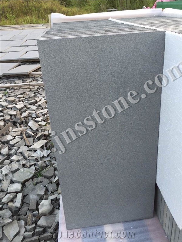 Honed Grey Basalt Tiles & Slabs / Hainan Grey Basalt for Clading,Flooring,Walling,Interior&Exteriors