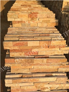 Ledgestone/Stacked Stone/Decorative Wall Tile/Nature Culture Stone/China Multicolor Slate/ Natural Slate Cultured Stone/ Wall Panel/Stone Veneer