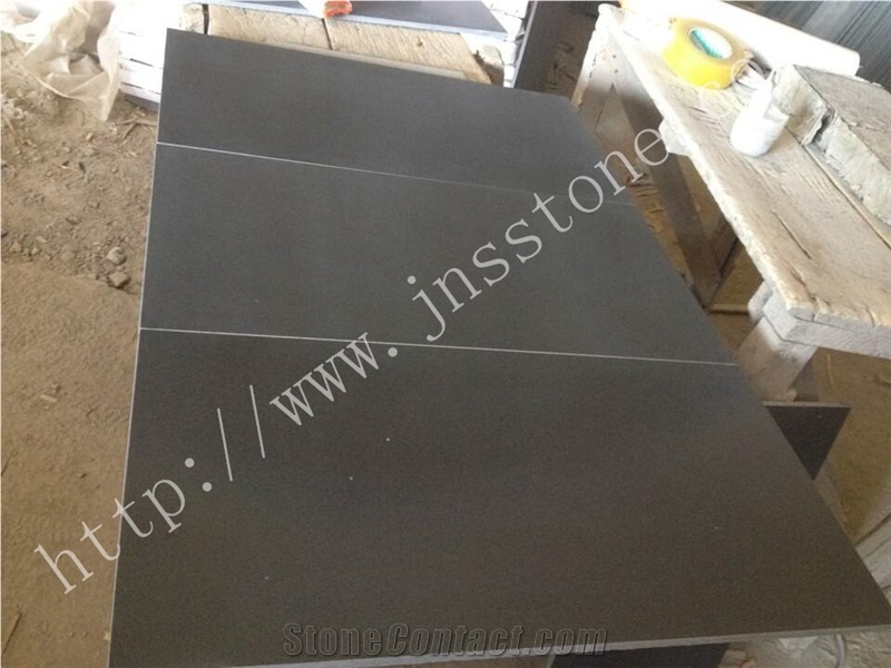 Mongolia Black Basalt Tiles Floor Covering Stage Face Plate From