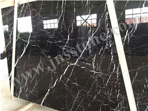 Nero Marquina/Black Markina/China Black Marble/China Black Marble Slabs/Walling/Flooring/Paving/Polished
