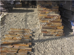 Rusty Slate / Wall Panel Ledge Stone / Stacked Stone /China Rust Slate Cultured Stone / Veneer for Walling
