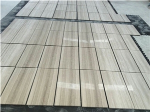 Hot Natural China Wooden White Marble,Perlino Bianco,Serpeggiante White Wood Grain Tiles/Cut-To-Size,Top Polished Chenille White Marble from China,Wholesaler,Quarry Owner