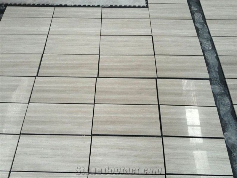 Hot Natural China Wooden White Marble,Perlino Bianco,Serpeggiante White Wood Grain Tiles/Cut-To-Size,Top Polished Chenille White Marble from China,Wholesaler,Quarry Owner