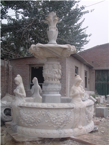Large Outdoor Garden Water Fountain Marble Fountain