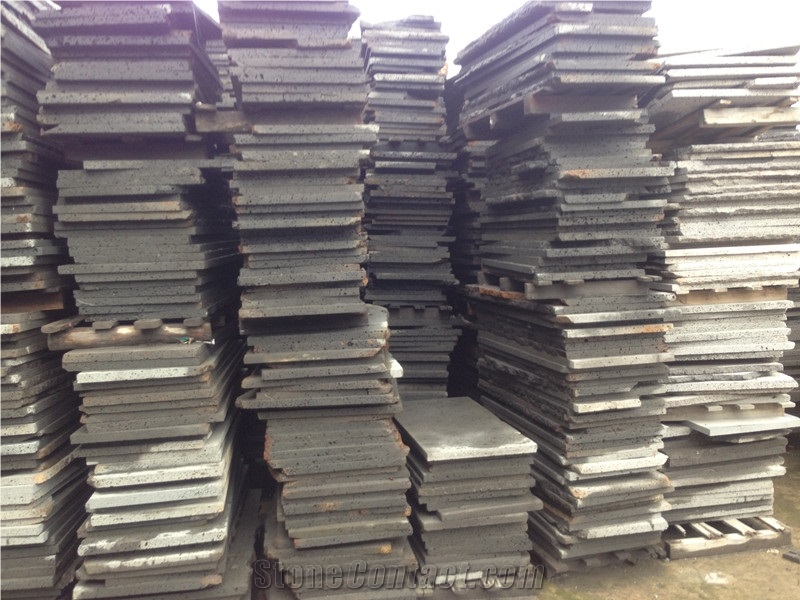 Most Supply Andesite Basalt Slabs & Tiles &Holes Andesite Slabs&Product Warehouse Andesite&Hainan Andesite Cut-To-Size&Beauty/High Quality Andesite&Wholesaler