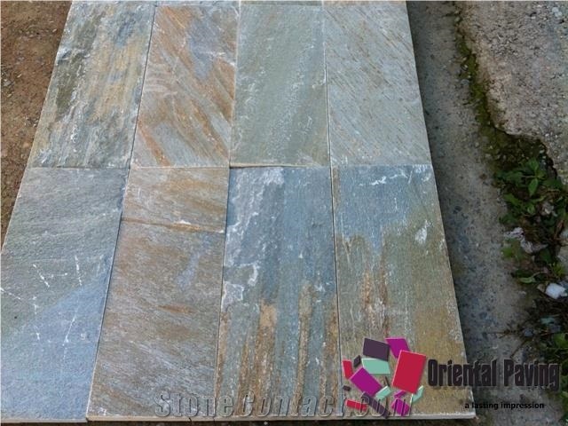 China Blue Quartzite Tiles Pattern, Landscaping, Paving Quartzite Stone, Natural Quartzite, Quartzite Flagstone